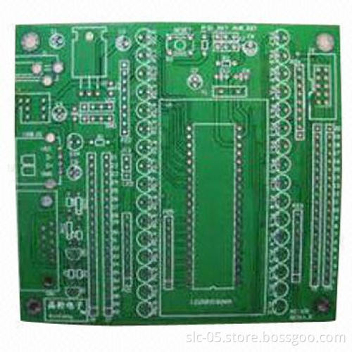 Double-sided PCBs, 0.4mm Thickness Board and Chem Ag Surface, with Silkscreen White